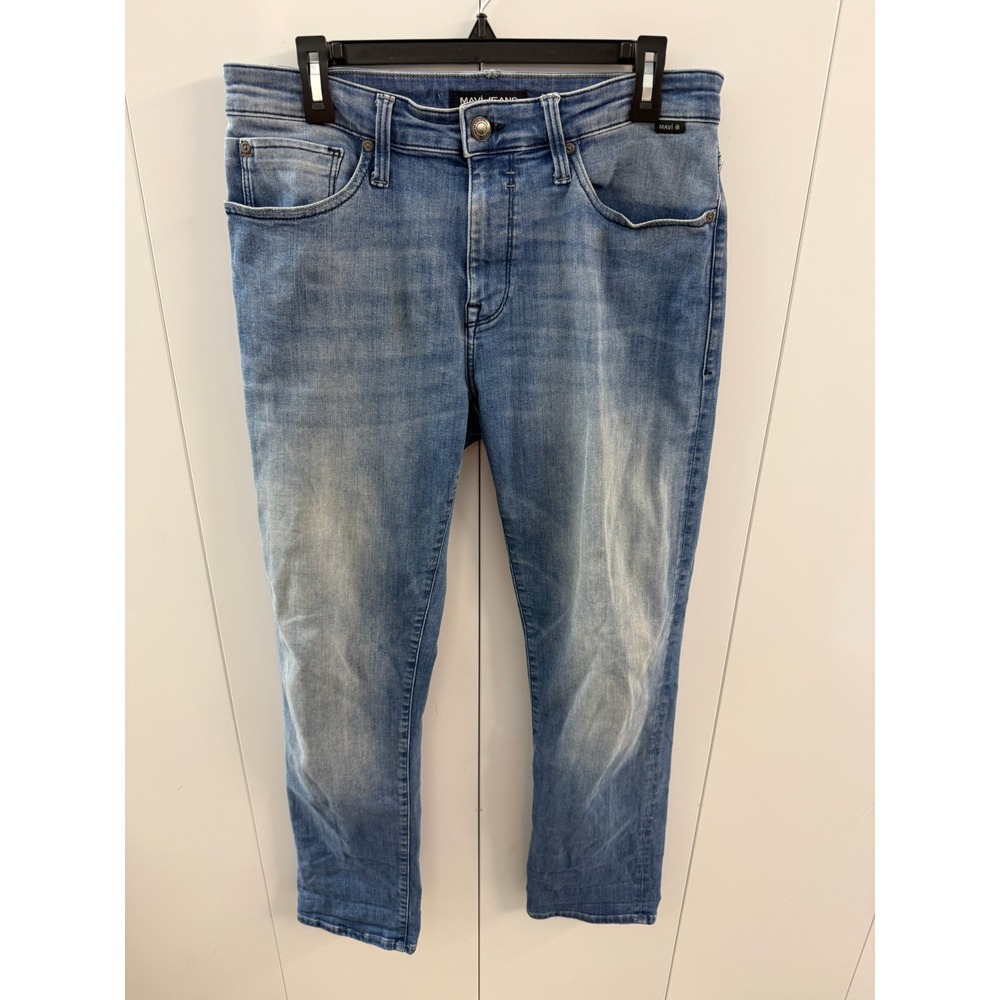 Mavi Jeans Mens 32x32 Light Wash Denim Five Pocket Casual Pants‎ ASU10625